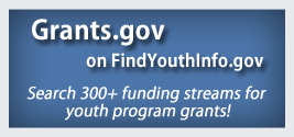 Badge for FindYouthInfo.gov: Grants.gov on Find Youth Info