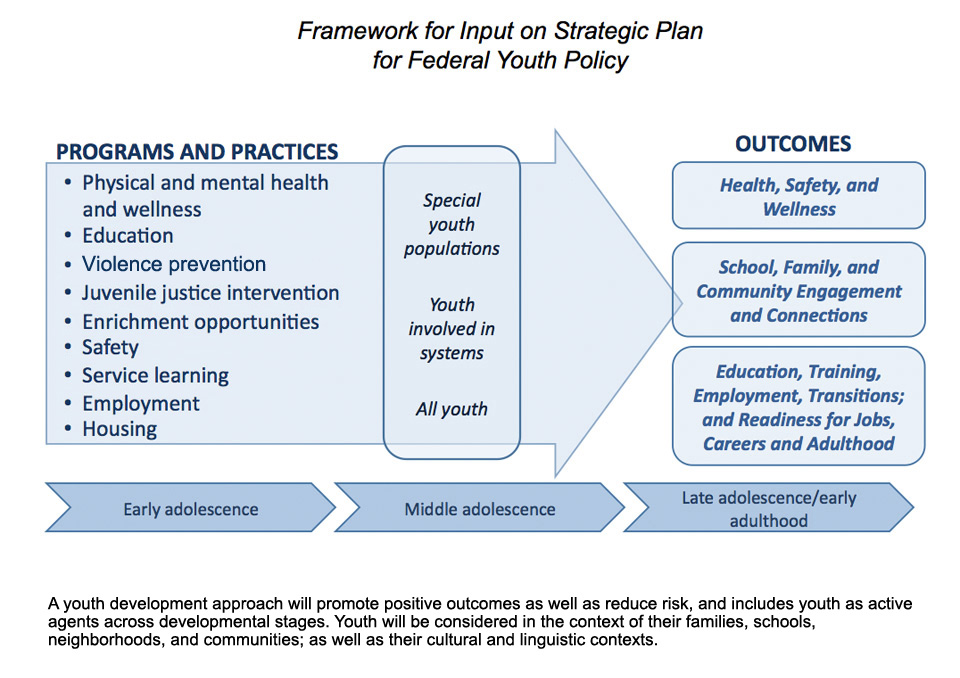 Framework for Input on Strategic Plan for Federal Youth Policy