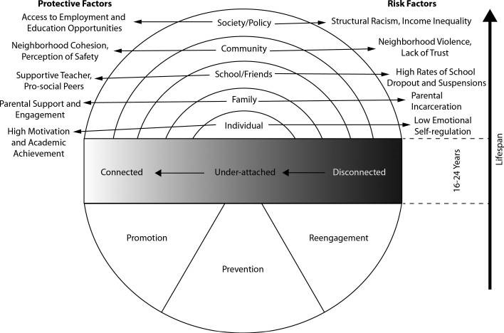 Image of a Conceptual Model of Youth Connection and Disconnection