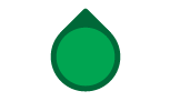Green large single circle