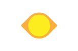 Medium yellow single circle